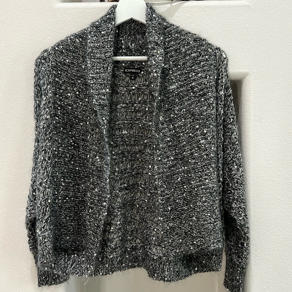 Express Sequin Cardigan